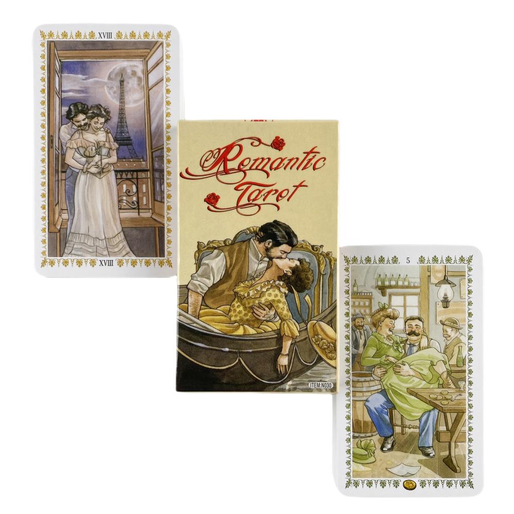 Romantic Tarot 78 Card Deck Fate Divination Oracle Party Board Game Playing Card