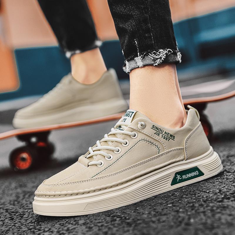 Summer Canvas Shoes Student Sports Leisure Soft-soled Driving Wear Comfortable with Pants Board Shoes