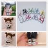 Mini 3.5CM Doll Shoes Solid Colored Doll Dress Up Accessories Children Toys Gift