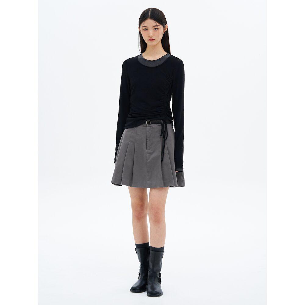 8SECONDS Belted Mini Skirt Ash