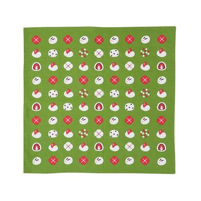 JIKAN STYLE Furoshiki Wrapping Perfect for Bento 13cm Perfect for Gift Also Suitable for Tea and Approximately 30051 (Japanese-style Cloth), Small,