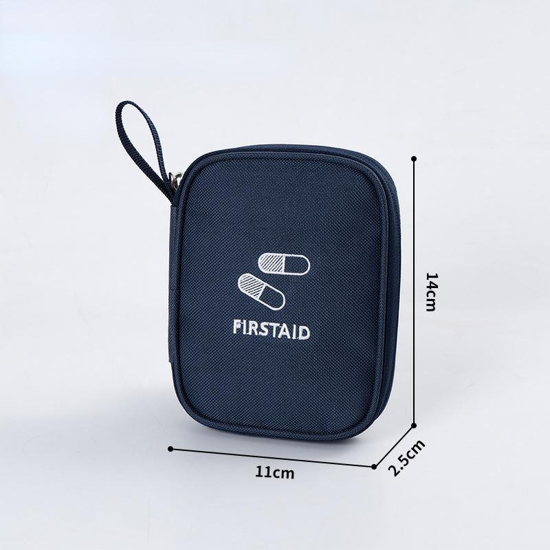 Trusă de prim ajutor portabilă goală, pungă de depozitare pentru medicamente, mini organizator de truse medicale pentru călătorii, managementul pastilelor sportive, geantă de prim ajutor