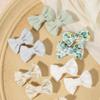 1 Set Fabric Printed Bow Hair Clips Suitable Children Girls Teenagers Party Decoration Clips Girls Baby Hair Accessories Gifts