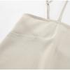 Elegant Cotton Lined Slip Dress Women Solid Color Tube Sleeveless Long Dresses Female 2025 Spring Summer Fashion Lady Beach Dress
