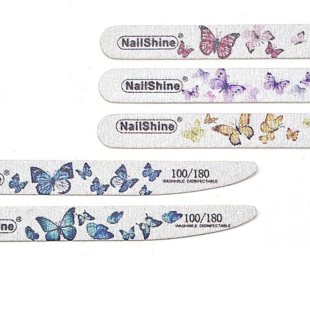 Butterfly Shaped Thin Nail File: Knife-Edge Sandpaper for Shaping & Grinding