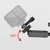 Heavy Duty Motorcycle Camera Clamp Double Ball Head Handlebar Mount Adjustable Angle Bike Mount For Adventure Filming