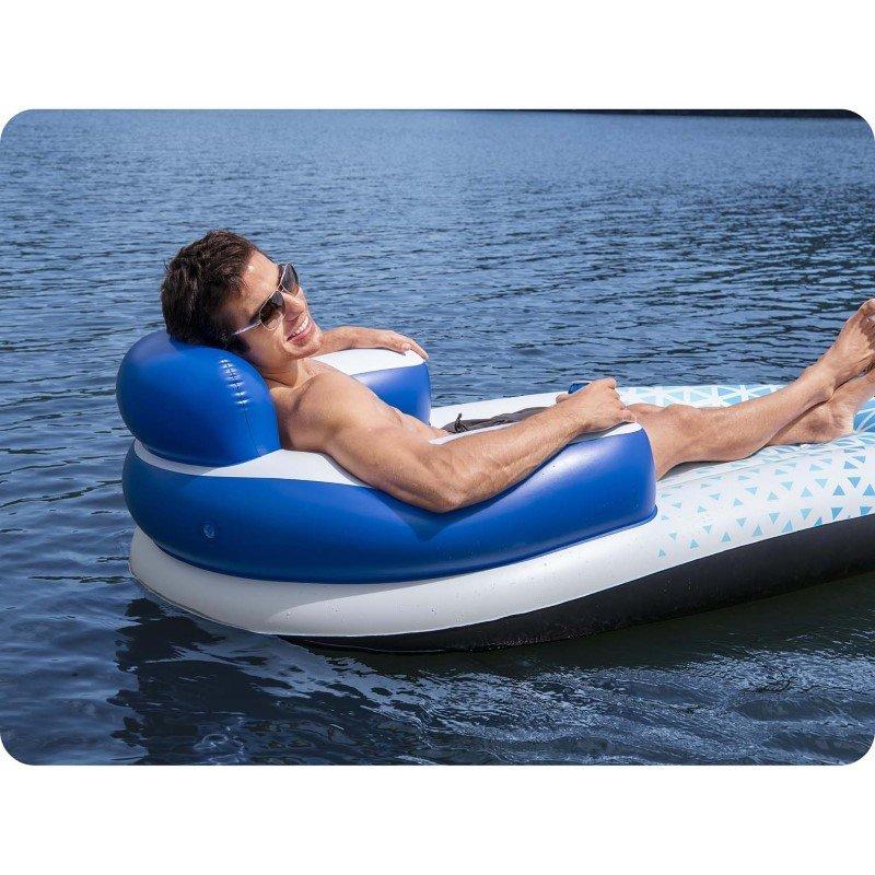 Indigo Wave Mattress with Backrest 191x107 cm Bestway 43533