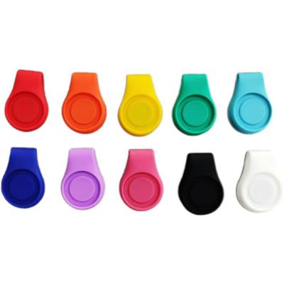 Golf Hat Clip with Double-Sided Magnetic Ball Marker - Durable Silicone and Strong Magnet