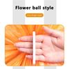 Four Fingers Matte Cheerleading Poms Cheerleader Holding Flowers