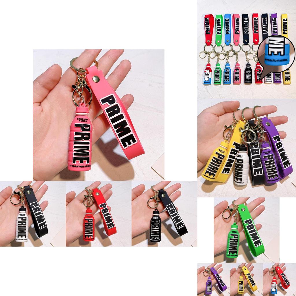 Creative Prime Energy Drink Bottle Keychain Silicone Cartoon Design For All Occasions