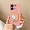 Phone Case For Redmi Note 13 Pro 4G 5G Elegant Letter Soft Liquid Silicone Full Coverage Protector For Redmi Note13 13Pro Fundas