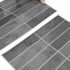 Rectangular Tile 10 pcs Grey 29 x 23 x 0.08 cm