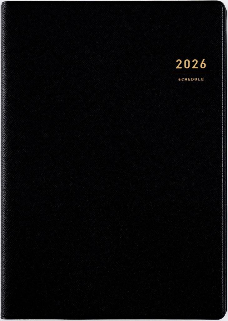 Takahashi 2026 A5 Weekly Desk 95 December Diary, Black, No. (Starts 2025)