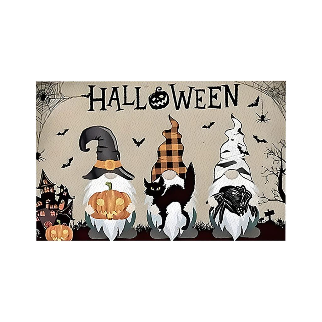 Duch, Kot, Halloween Meal Mat Zestaw 4, Sezonowy, Jesienny Mat Stołowy