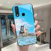 Beautiful Flower Cute Cats Case For Vivo Y11 2019 1906 Y12 Y17 Y15 Y19 Tempered Glass Phone Case Protective Cover Hard Shell
