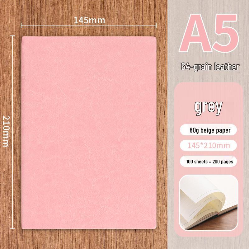 Custom Logo A5 PU Leather Business Notebook Diary