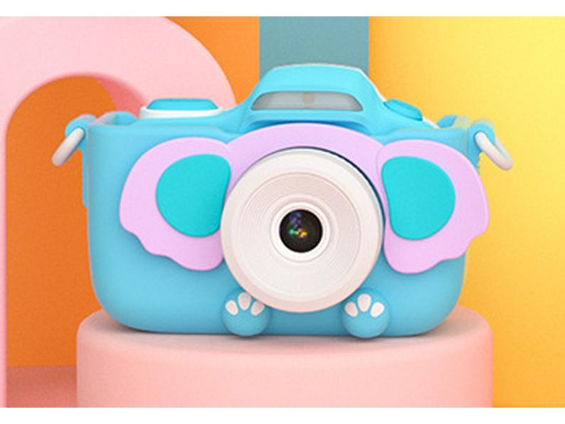 Çocuk HD Dijital Çizgi Film Kamera - Çocuklar İçin Mini Oyuncak Doğum Günü Hediyesi