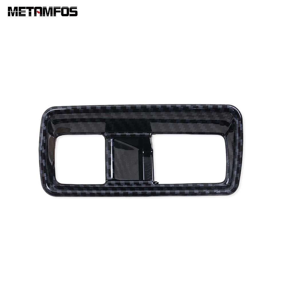 Accessories For Hyundai Palisade     2024 Carbon Fiber Handbrake Parking Brake Control Button Panel Cover Trim