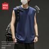 MINISO Men's American Retro Cotton Sleeveless T-Shirt