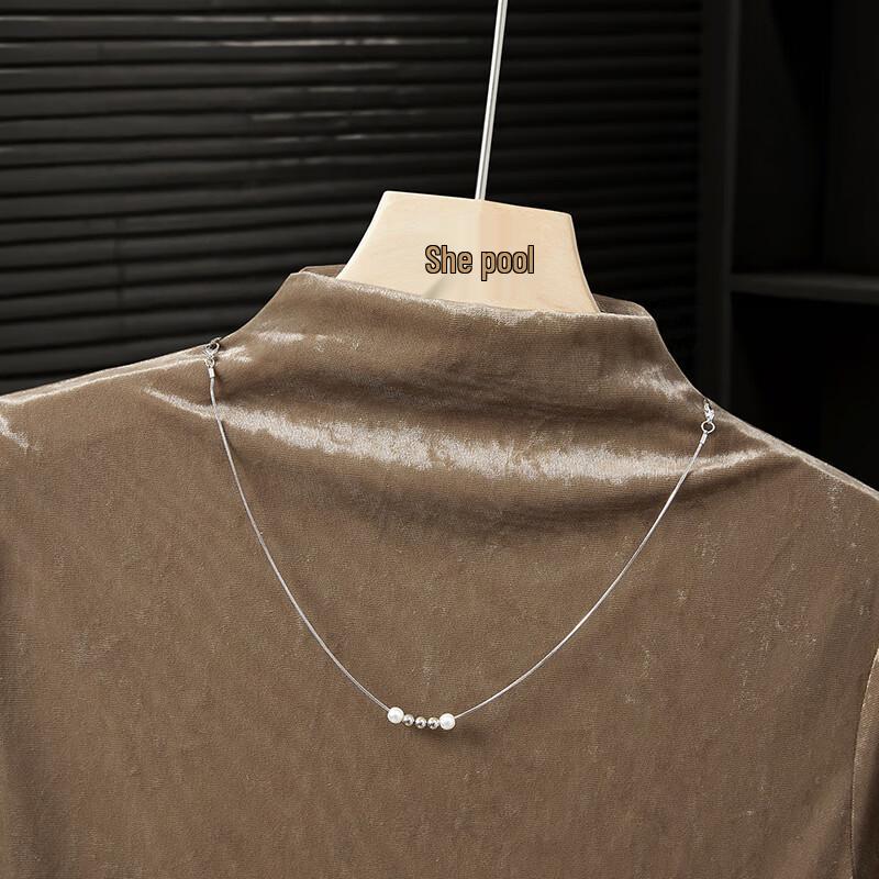 Tachi Women's Semi-High Collar Short Sleeve T-Shirt