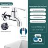ZISIZ 304 Stainless Steel Wall-Mounted Mop Pool Faucet