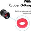 Tire Valve Stem Cap Cover for Accessories Belt O-Ring Seal Corrosion Black-04