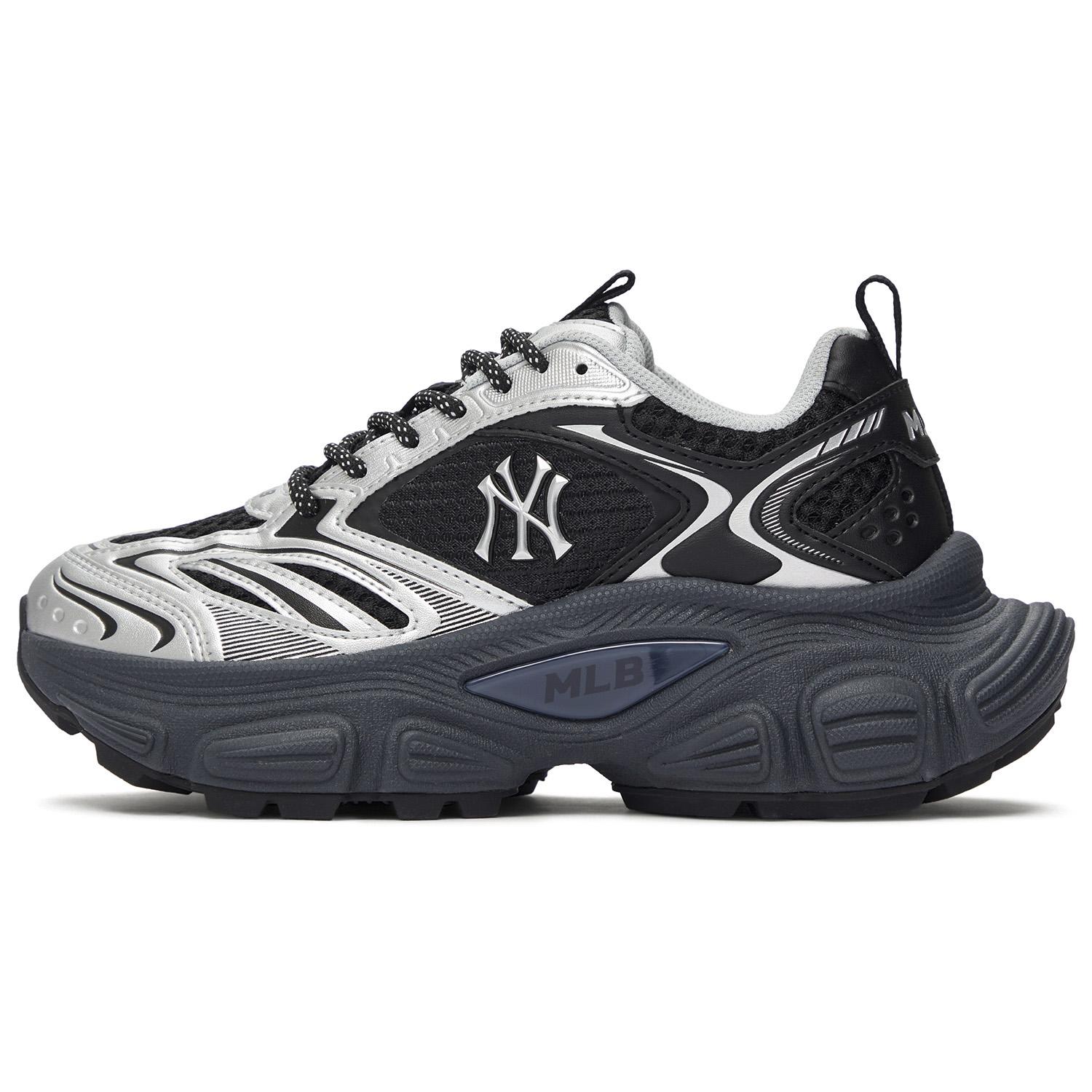 

Новые кроссовки MLB New York Yankees с противоскользящей износостойкой подошвой, низкие, массивные, унисекс, черные 3ASHWD15N-50BKS 42.5