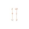 Swarovski Lilia Artificial Crystal Earrings Women's Rose Gold 5382364