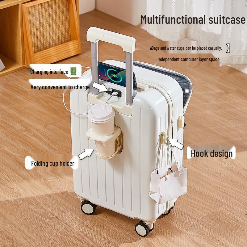 Lishen Front-Opening Travel Suitcase