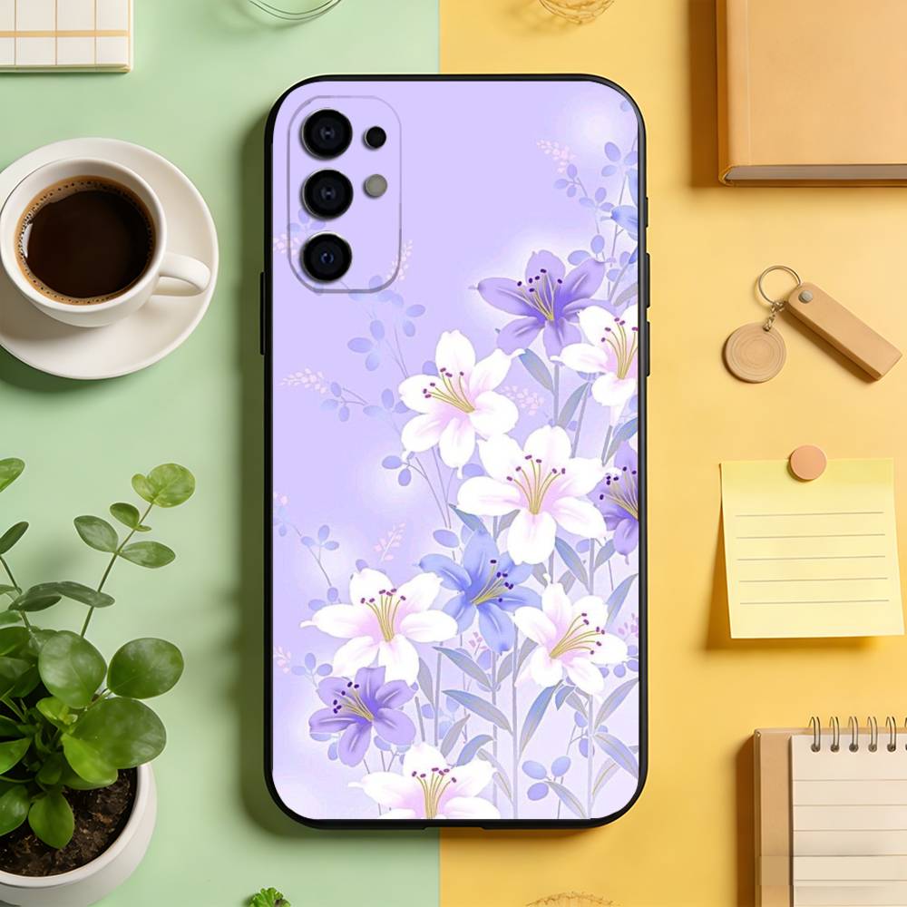 

Lavender Phone Case For Samsung S25,S24,S21,S22,S23,S30,Ultra,S20,Plus,Fe,Lite,Note,10,Black Cover Samsung S26Plus