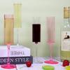12 Pcs Pink Acrylic Champagne Flutes 6 OZ Unbreakable Tall Stemmed Glasses for Wedding Anniversary Birthday