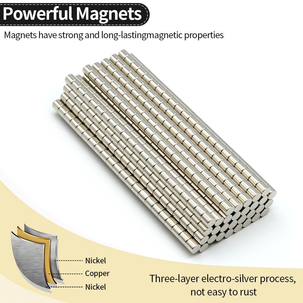 5x5mm Super Strong Neodymium Magnet N35 NdfeB Permanent Magnetic Imanes Round Powerful Magnets Refrigerator