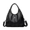 Ladies' Handbag, Soft Leather Single-shoulder Bag for Women, Retro Large-capacity Mom Bag Casually