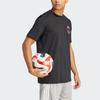 Adidas Messi Football Graphic Tee Men Tops Black IT7080