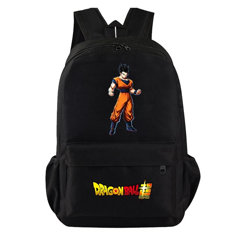 Anime Dragon Ball Printed Boy Girl Schoolbag Student Boy Girl Schoolbag Document Bag Children Teenager Breathable Bagpack Waterproof School Bag