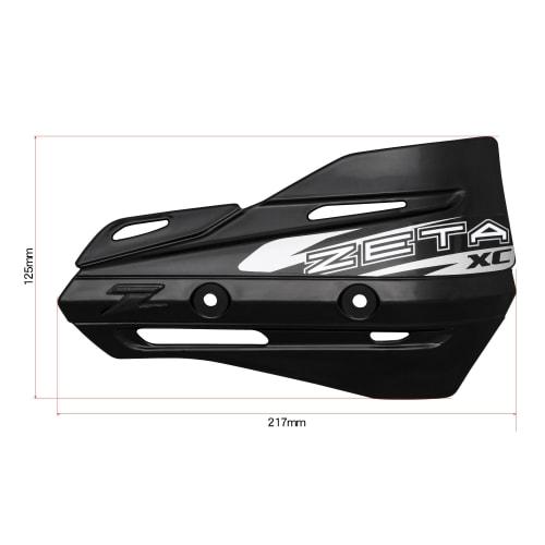 ZETA RACING XC Protector Black Lze připevnit k Armor Handguard Series Mud Stepping Stone Ochrana větve Motocross MX Enduro ED Race Forest Road