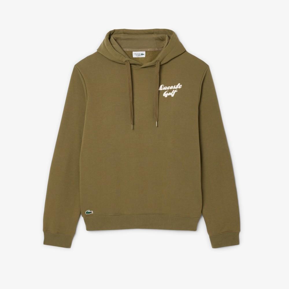 [Lacoste] Men's Golf Graphic Hooded Sweatshirt SH4824-55NE9F