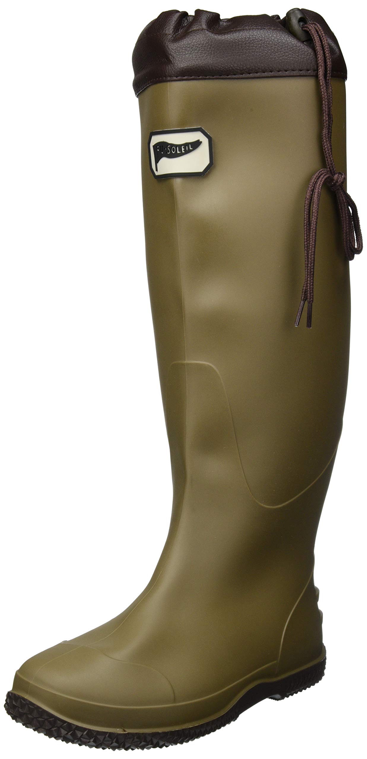 

Hanshin Soji FU5501PVC Portable Flat Size L Boots, Sole, Khaki,