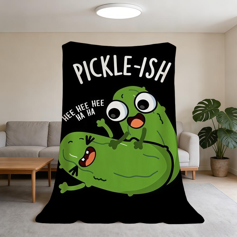 Lustige P-Gurken Decke Super Warm Bequem Plüsch Überwurfdecke Kind Zuhause Sofa Schlafzimmer Geschenk