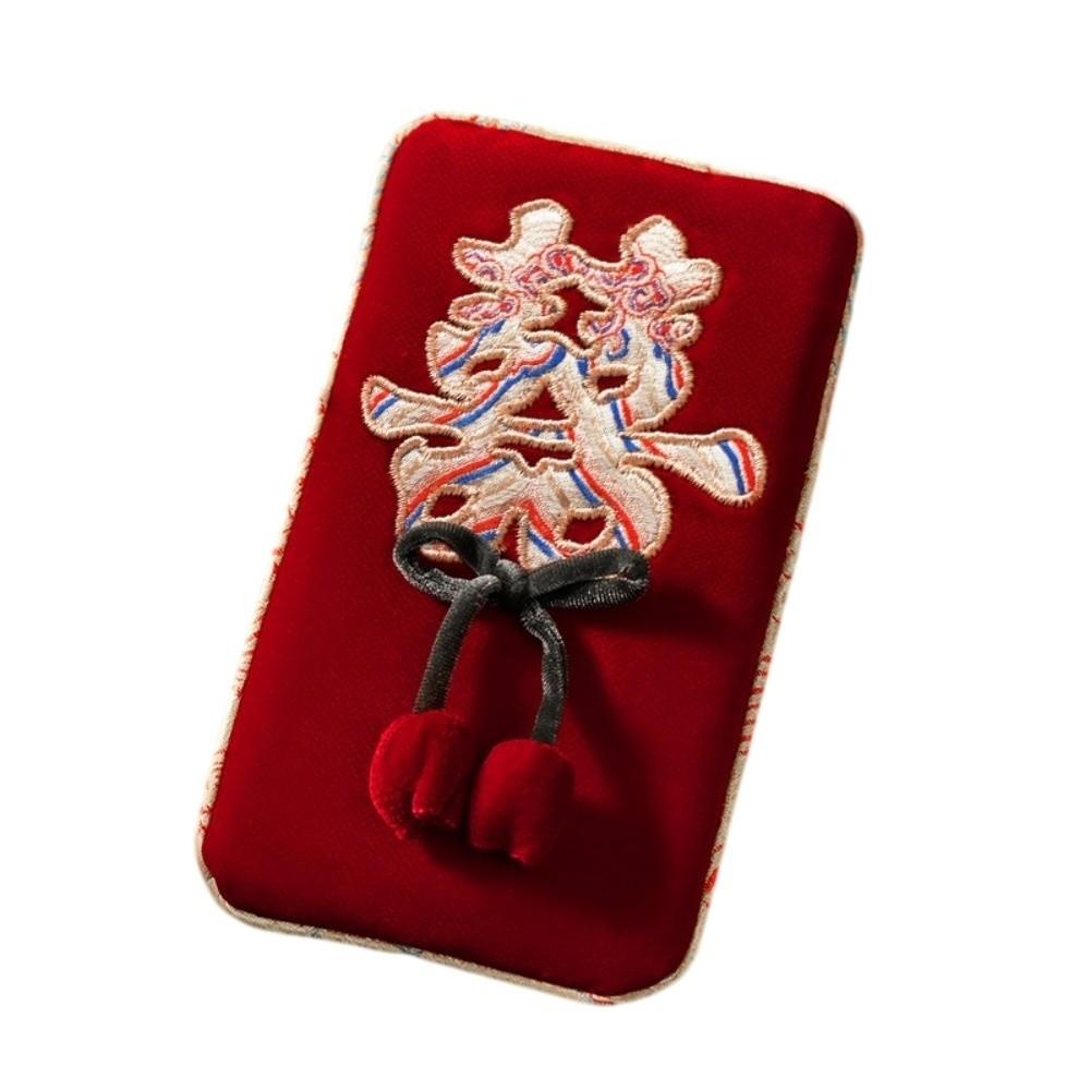Chinese Style Wedding Money Pocket Large Capacity Red Packet New Year Red Envelope Spring Festival