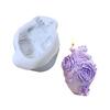 Premium 3D Blossom Embellished Heart Shaped Silicone Casting Mold For Candle Makers And Crafting Enthusiasts