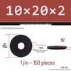 Thickened Black Flat Washer: Enhanced Round Metal Spacer for Home Use