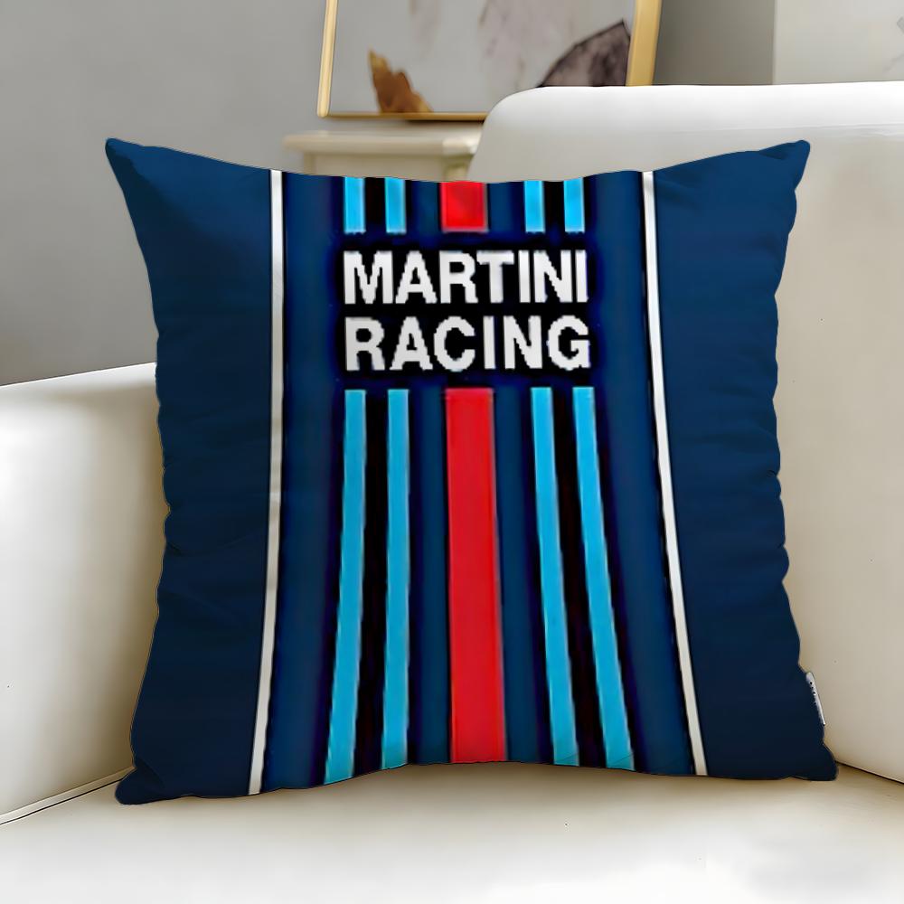 classic beverage brand Martini Cushion Cover Soft & Easy-Wash Pillow Case – Versatile for Couch, Bed, Travel and Office