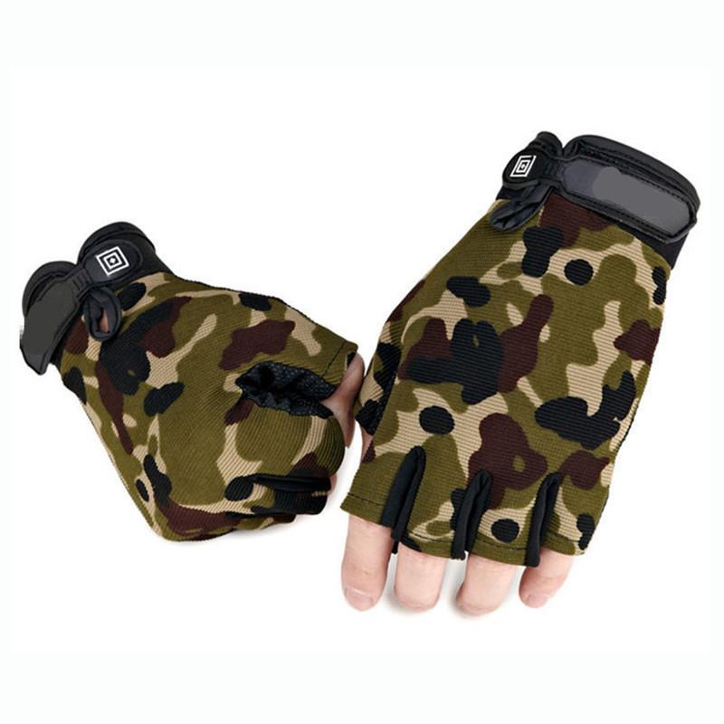 Duurzame Gebreide Halfvingerhandschoenen Voor Buitenavonturen En Sportbescherming