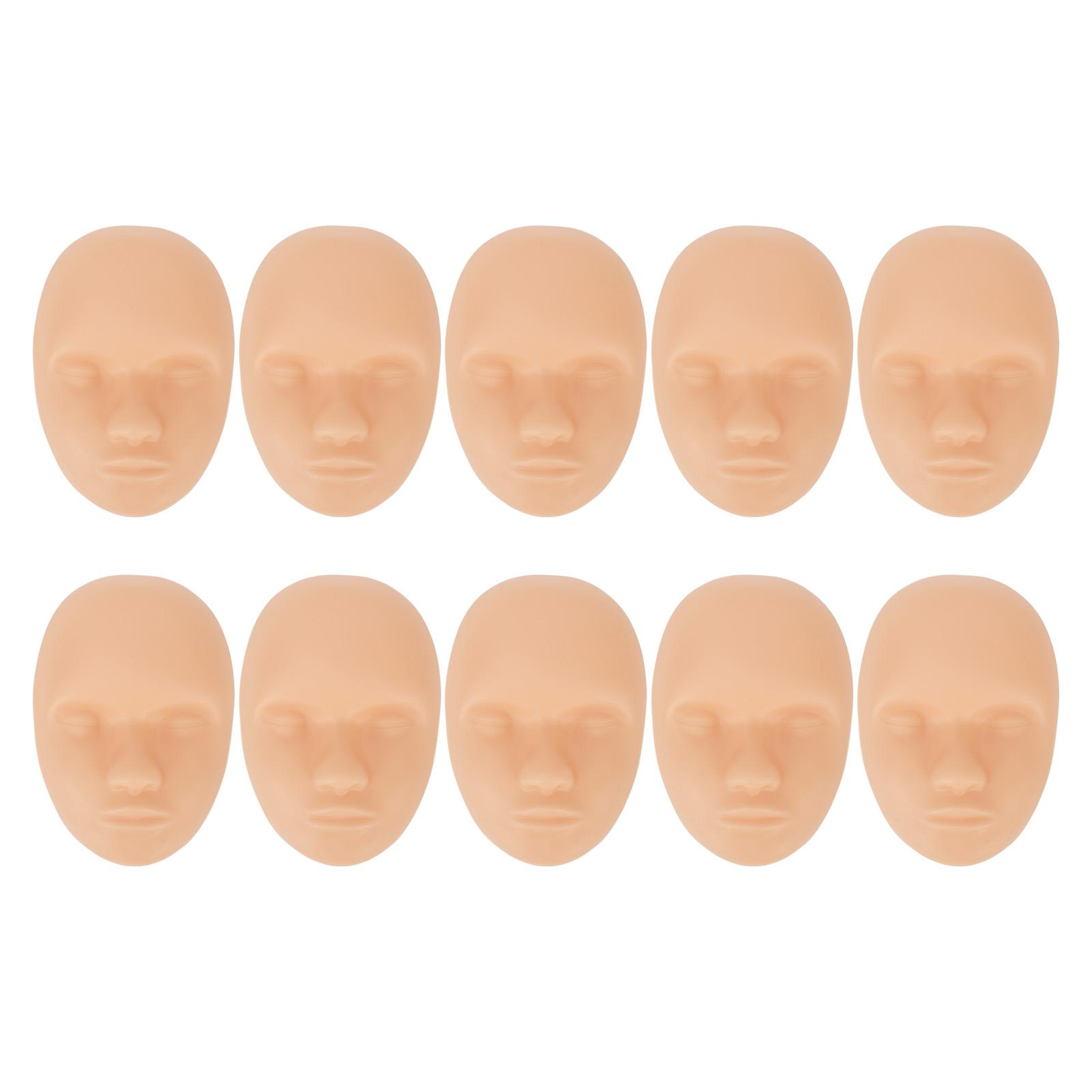 

10 шт., 3D-мягкая силиконовая подводка для бровей и глаз, микроблейдинг для татуировки на коже