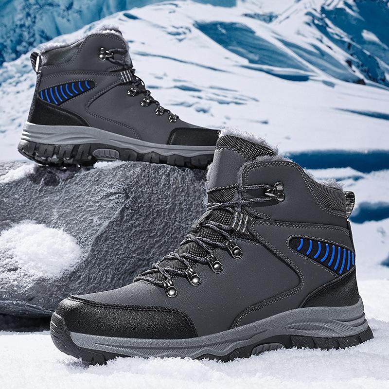 

Зимние вельветовые утепленные теплые сноубутсы большого размера Мартин уличные мужские высокие Северо-восточные большие хлопковые ботинки 48 серый