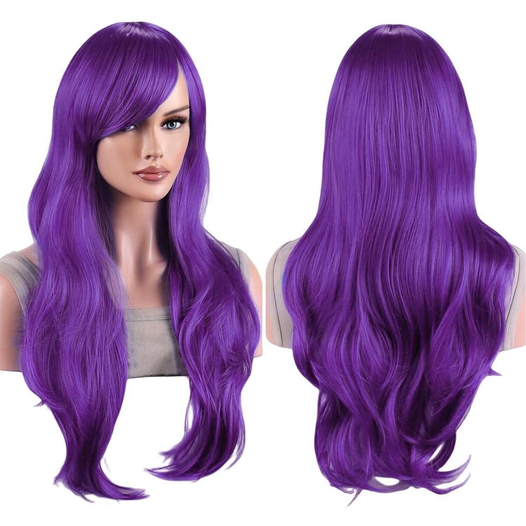 Universal 70cm Long Curly Anime Cosplay Wig - European & American Style