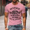 Men's Classic T-shirt Summer T-shirt Women's Casual Short Sleeve Round Neck Top