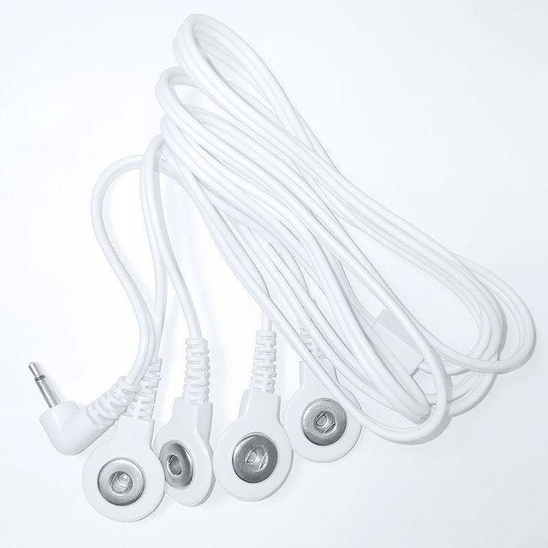 2/4 Way 2.5Mm Plug Wires For Tens Ems Massager Electrical Nerve Muscle Stimulator Electrode Cable Line Wire For Electrode Pads