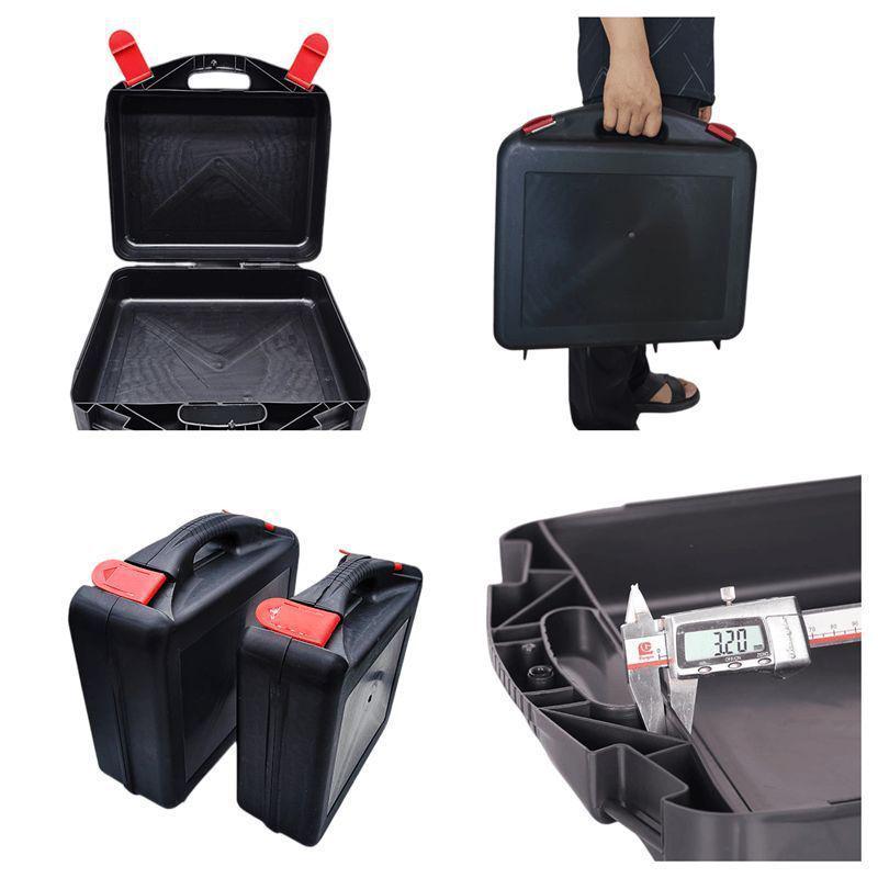 Electric Hammer Tool Storage Box - Durable Plastic Toolbox for Welding and Power Tools.